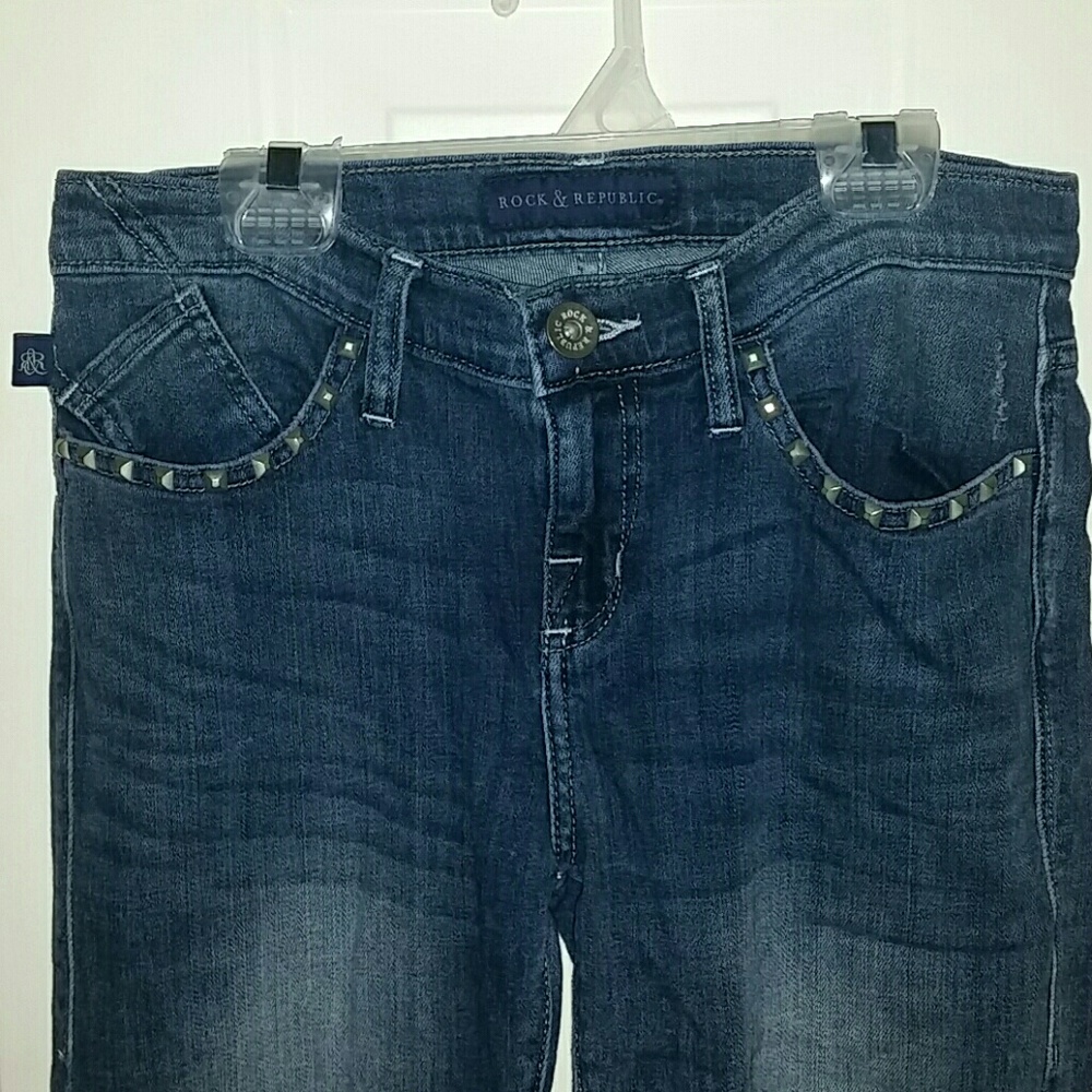 Rock & Republic Kasandra Jeans, Bootcut - Size 6M